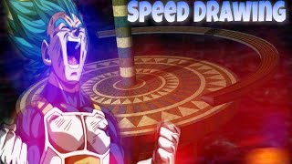 Dibujando A Vegeta Ssj Blue Maximo Poder Drawing Vegeta Ssj Blue Full Power