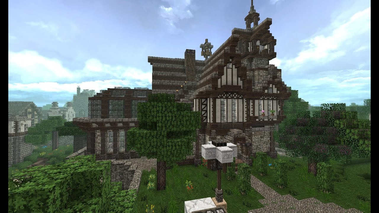 Minecraft Mittelalter Haus mit Redstonedusche #029 Goti 