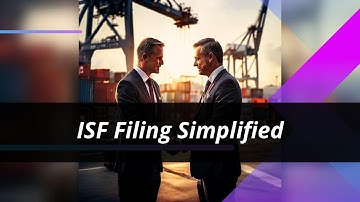 Boost Trade Efficiency with ISF Filing in EDI