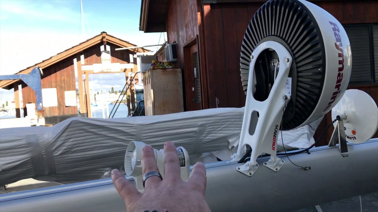New 2017 Mast Video Before being stepped on Sailboat