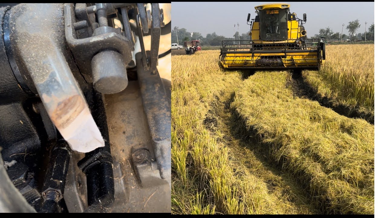 ਅੱਜ ਤੇ holland 9010 ਦਾ ਨੁਕਸਾਨ ਹੋ ਗਿਆ arm ਟੁੱਟ ਗੀ || holland combine ਨਾਲ ਅੱਜ ਫਿਰ ਬੋਹਤ ਥੱਕਾ ਕੀਤਾ