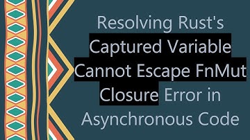 Resolving Rust