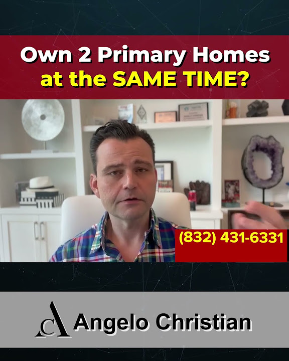 Can i own two primary homes at the same time youtube
