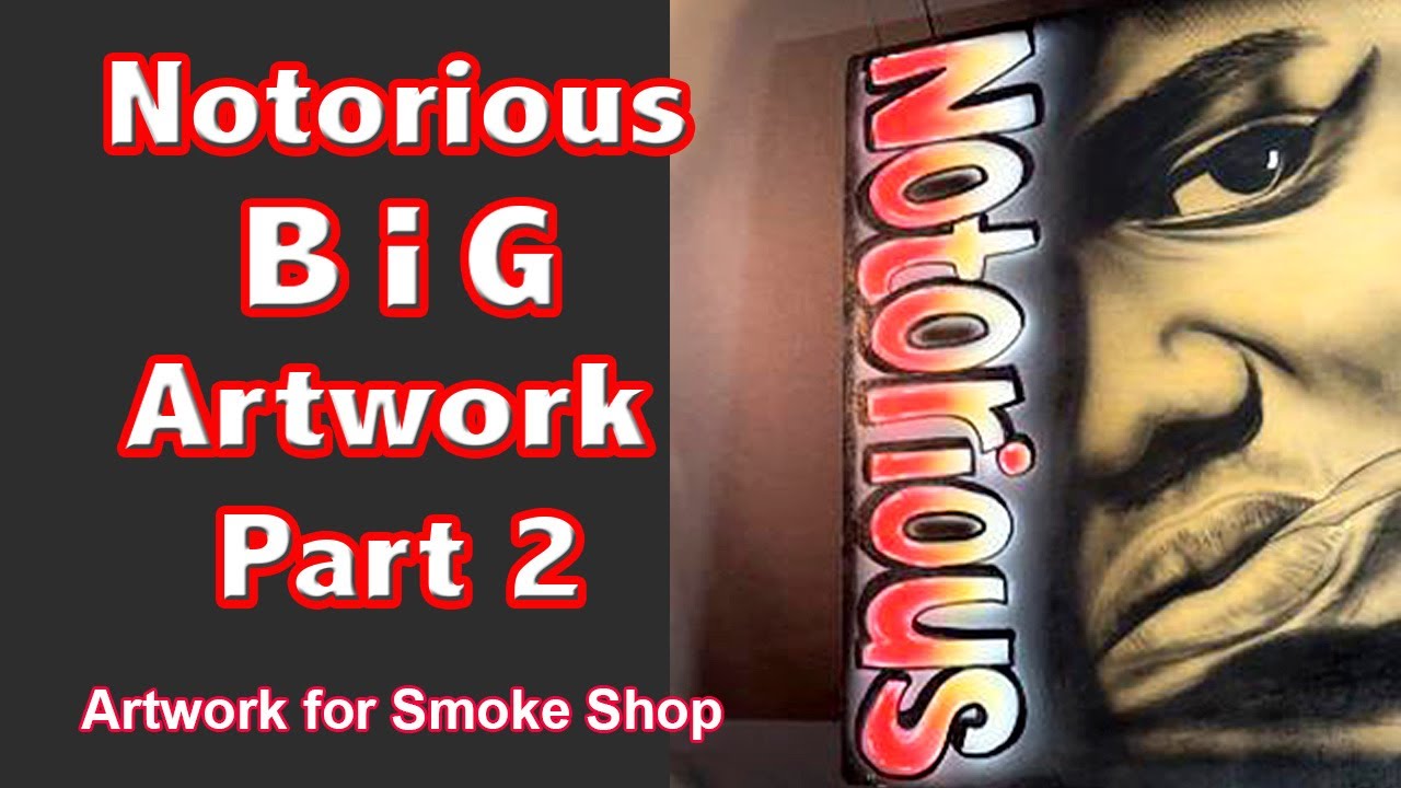 Biggie Art on Wood Touch-Up (Notorious)