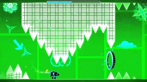 Geometry Dash - My New (unnamed) Level Preview - by Tundra (me)
