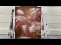 Acrylic painting tutorial  cinnamon sunrise step by step for beginners