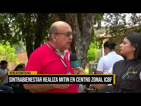 Sintrabienestar realiza MITIN en centro zonal ICBF