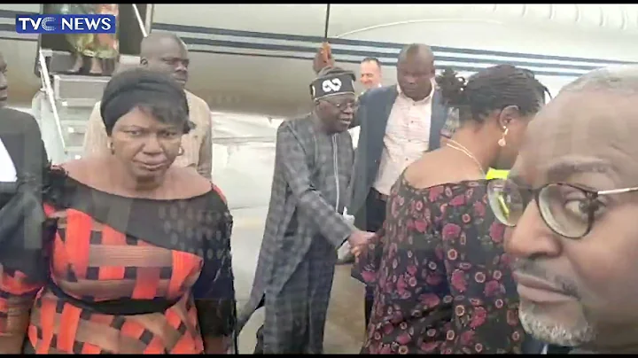 BREAKING: President-Elect, Bola Tinubu Arrives In Lagos