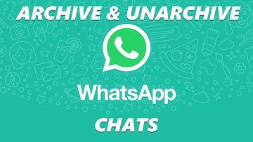 Whatsapp Web: How To Archive and Unarchive Chats