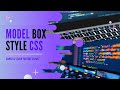 How to create The Model Box CSS and html# Don't miss video #coding #cricket#cooking #cutebaby#cute