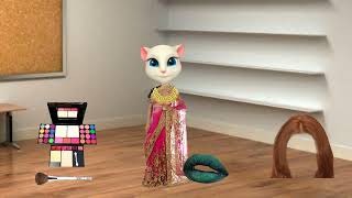 Billu new Dress|| Billu collure lipstick Billu Makeup||Billu talking tom||Billu funny video ||