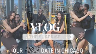 Chicago VLOG | THE SURPRISE: First date in Chicago (How We Met at Steph’s Hometown in Chicago)