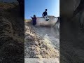 Hauling Hay Up Slopes: Farmers Use a Winch to Move Loose Fodder to the Top