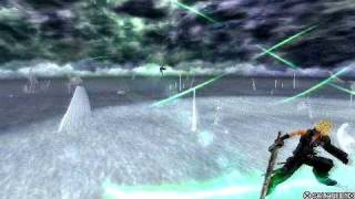 Dissidia Final Fantasy PSP Japan - gameplay Cloud vs Sephiroth