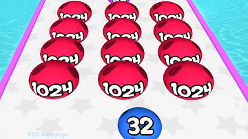 Ball Game Fun Race Run 2048 3D ! Ball Run Game Levels (21-28) Android iOS Gameplay