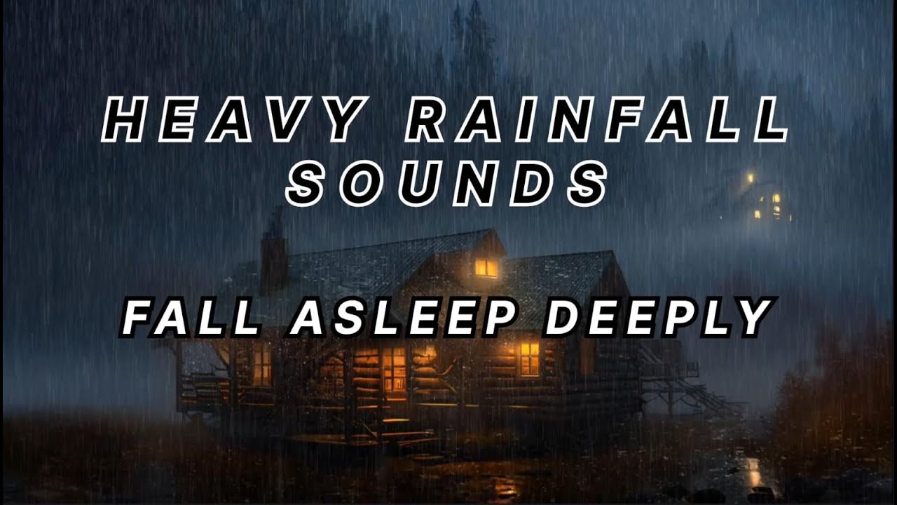 8 Hours Rain Sounds for Deep Sleep 🌧️ | Relaxing Rainfall Ambience ...