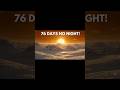 “76 दिन तक दिन ही दिन! सच दिमाग हिला देगा 😳☀️” #MidnightSun #ytshorts #factshorts