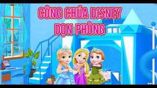 Hướng dẫn chơi game Công chúa Disney dọn phòng - GameVui screenshot 4