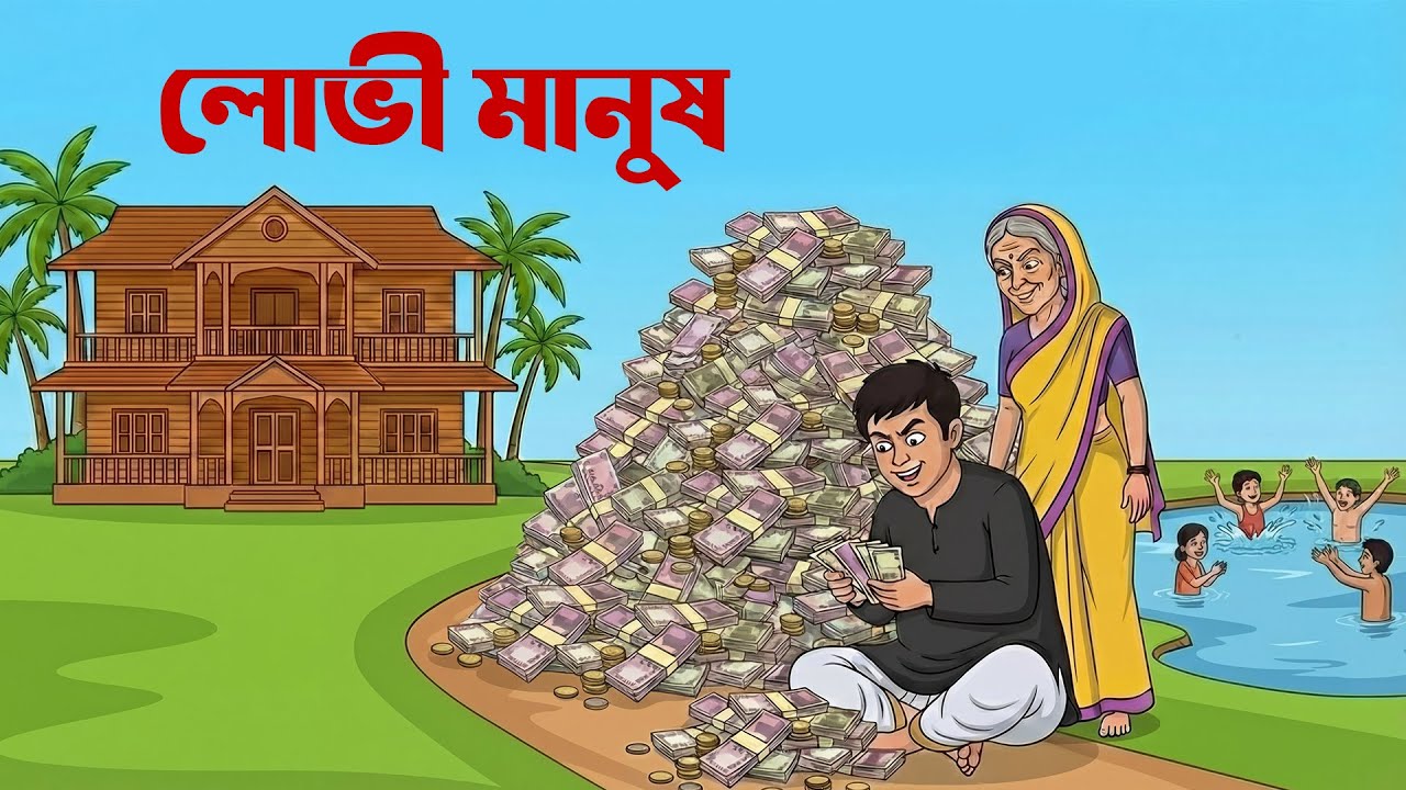 লোভী মানুষ । Thakumar Jhuli | Bangla Cartoon । বাংলা কার্টুন । Moral Stories