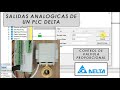 Salidas analogicas en los plc delta control de valvula proporcional