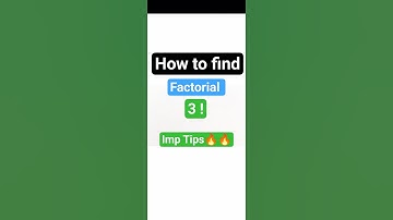 Factorial #shorts #shortvideo #short