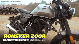 Ronsker 200R modificadas del Club Ronsker Perú Motoclub