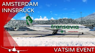 VATSIM EVENT: Amsterdam naar Innsbruck met een nieuwe co-piloot - [MSFS]