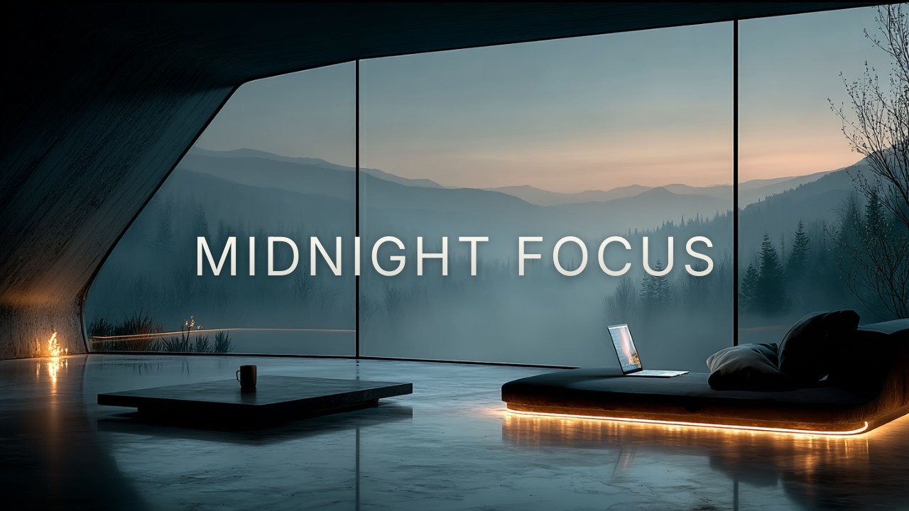 Midnight Focus | 2 Hours Deep Night Music for Hyperfocus