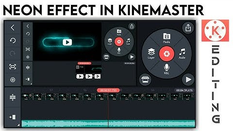 How To Make Neon Effect In Kinemaster| New Lower Third Tutorial In Kinemaster| Logo Making|