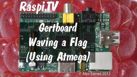 Gertboard Waving a Flag and Controlling EDF Jet Motor