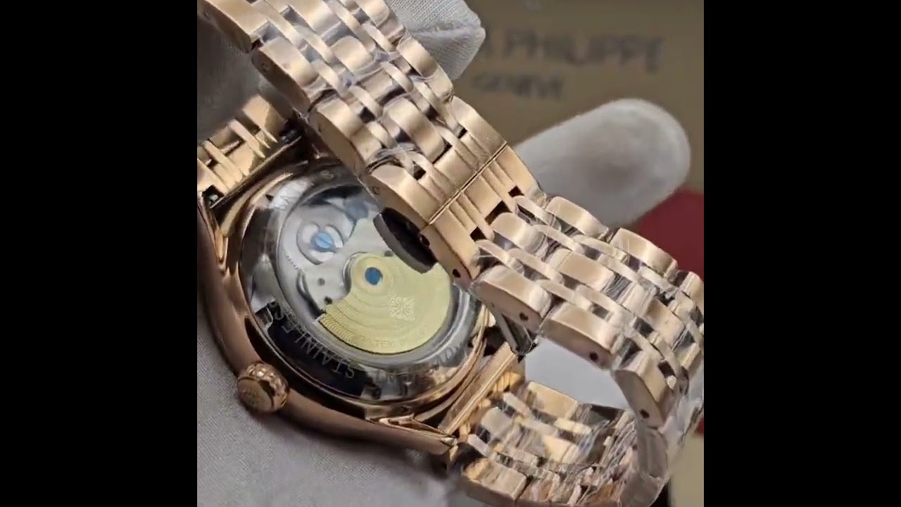"Patek Philippe Inspired: Hollow Dial Chain Watch"