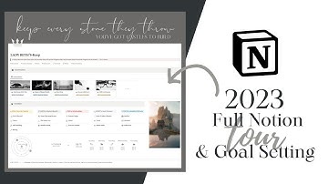 2023 Full Notion Tour and Goal Setting | Digital Planning