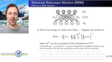 Deep Learning Lecture 10.3 - Restricted Boltzmann Machines