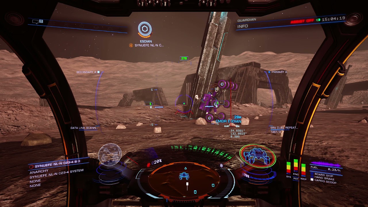 Elite Dangerous SRV Driving