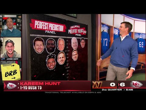 Jared Goff PERFECTLY PREDICTS this Chiefs touchdown 👀 | ManningCast