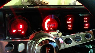 INTELLITRONIX LED DASH FOR PONTIAC FIREBIRD