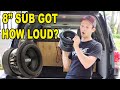 How Loud Can a HUGE 8" Subwoofer Get? | Sundown SA8