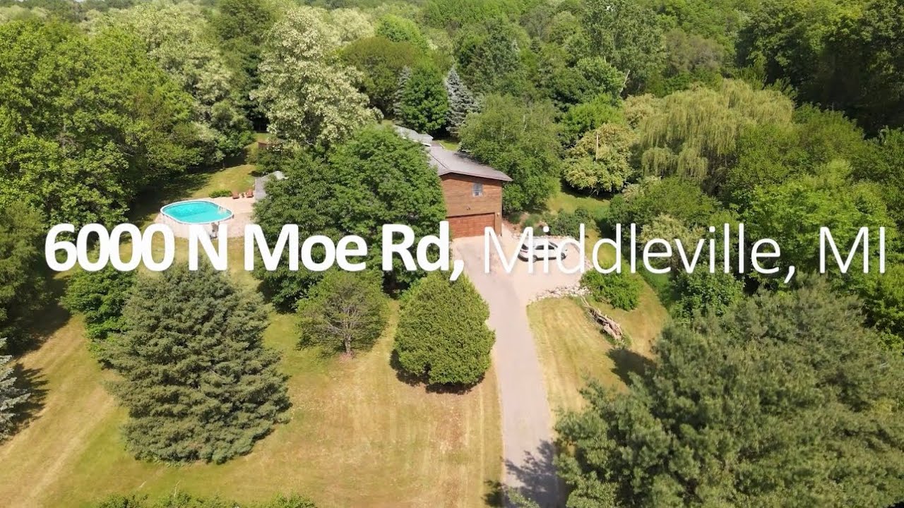 Real Estate Walkthrough Video 6000 N Moe Rd, Middleville, MI YouTube