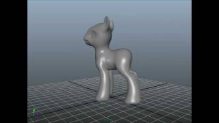 MLP / Maya: 3D Preliminary STALLION Model