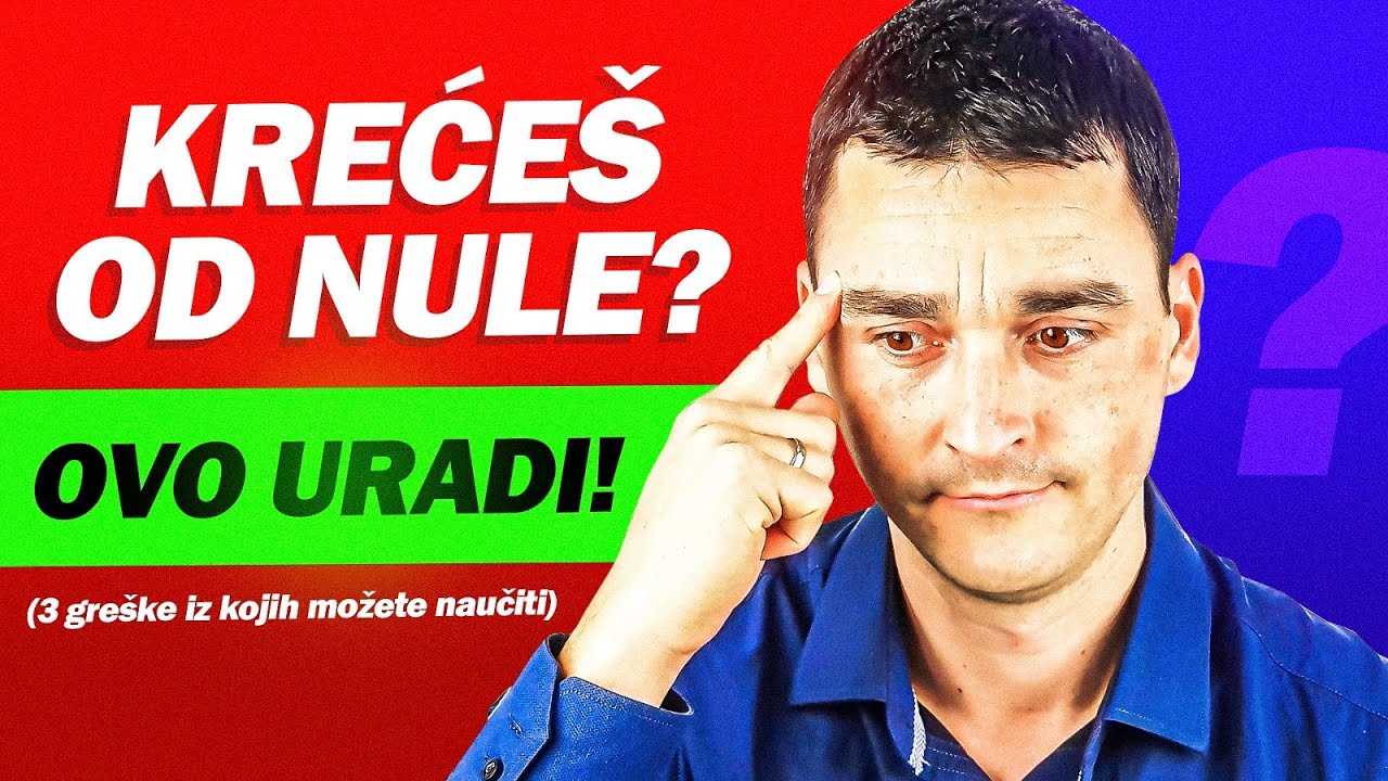 Sta bih uradio danas drugacije ako bih pocinjao biznis od nule