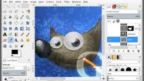Gimp Basics 2 Edit   Select   View   Image   Layers
