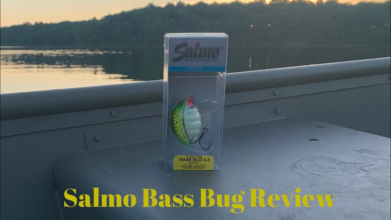 Salmo Bass Bug Floating - Green Bug