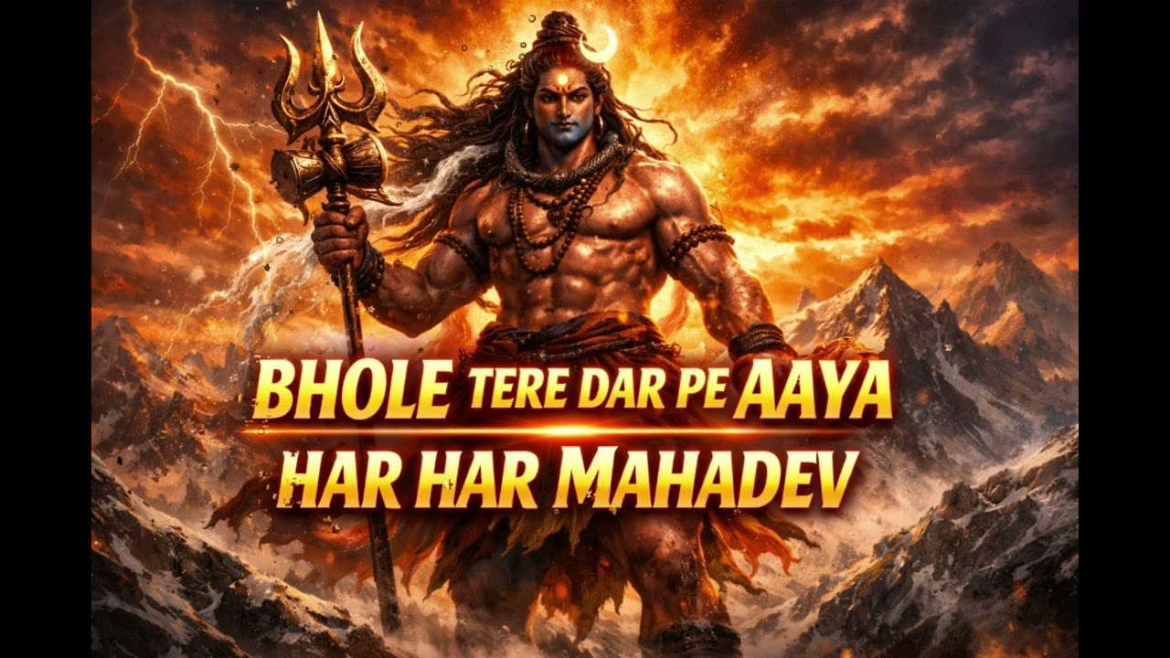 Bhole Tere Dar Pe Aaya | Har Har Mahadev | Powerful Shiv Bhakti Song