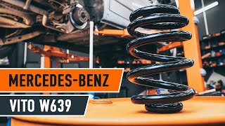 Como substituir Molas para amortecedor MERCEDES-BENZ VIANO (W639) - vídeo guia