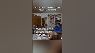 Top 10 Things People Google About Black People | #shorts #fyp #podcast #stuckypod