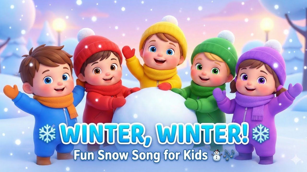 Winter, Winter – Fun Snow Song for Kids | Cozy Winter Rhymes & Dance ...