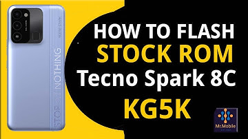 How to Flash Tecno Spark 8C KG5K Stock Rom/ Firmware | Dead Boot Repair Hang On Logo Fix