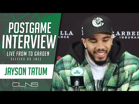 Jayson Tatum: "I Wasn't Suppose to Play Today" | Celtics Postgame