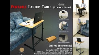 Height Adjustable Laptop Table