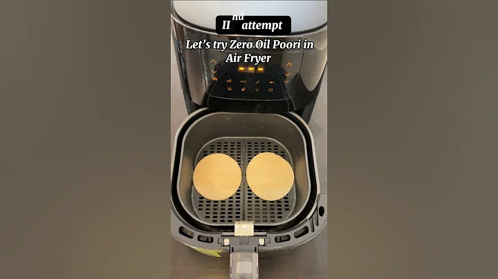 *Viral* Zero Oil Poori in Air Fryer🫣| 2nd Attempt#shorts #viral #viralshorts #reels #yt #trending